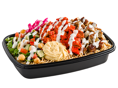 Combo over Rice (Beef & Lamb and Chicken)