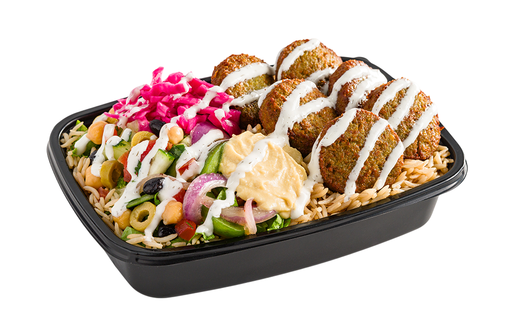 Falafel Over Rice